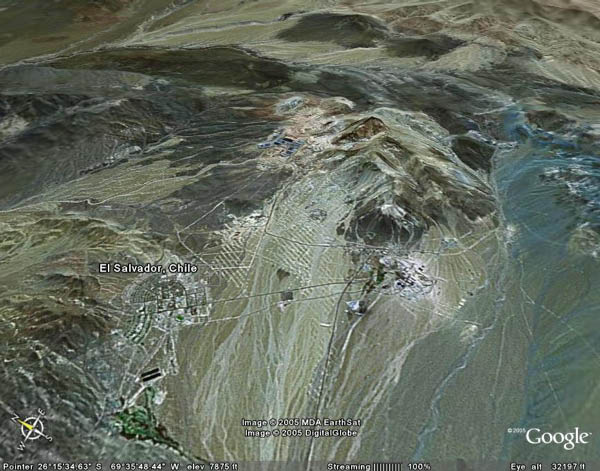 El Salvador - Google Earth Angle
