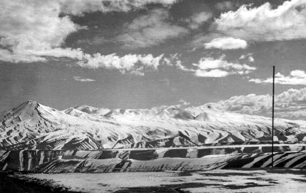 Snow covered Mtns from Potrerillos HH