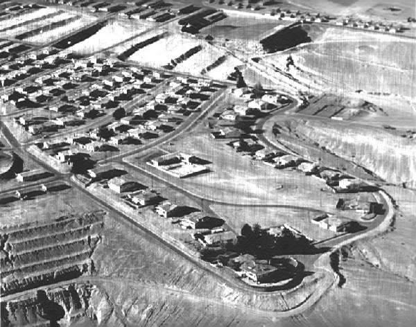 American Camp B W Aerial