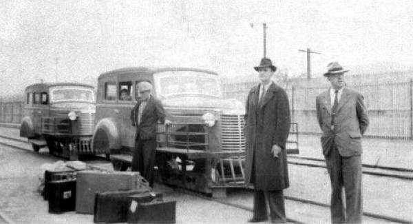 Track Cars Joe Gillow on rt 1956