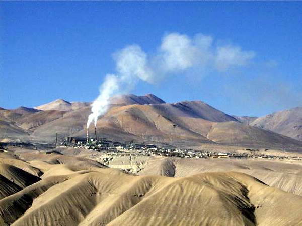 Potrerillos from across valley